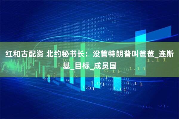 红和古配资 北约秘书长：没管特朗普叫爸爸_连斯基_目标_成员国