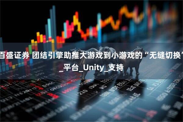 百盛证券 团结引擎助推大游戏到小游戏的“无缝切换”_平台_Unity_支持